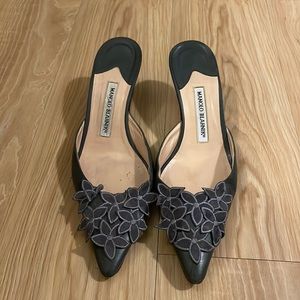 COPY - Manolo Blahnik Stiletto Kitten Heel - 40 (US 10)